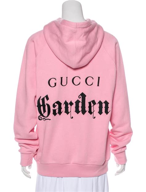 gucci garden hoodie yellow|Gucci logo velvet sweatshirt.